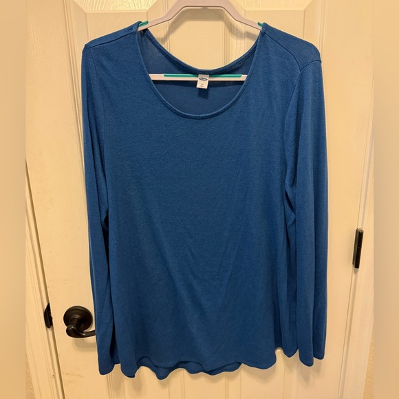 Old Navy Tops - Old Navy Vibrant Blue Long Sleeve Top